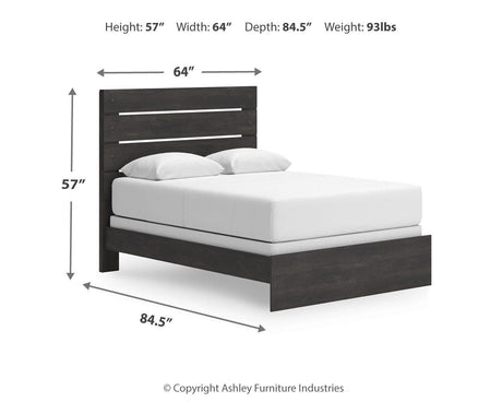 Hollivern Queen Panel Bed - PCB2108B2