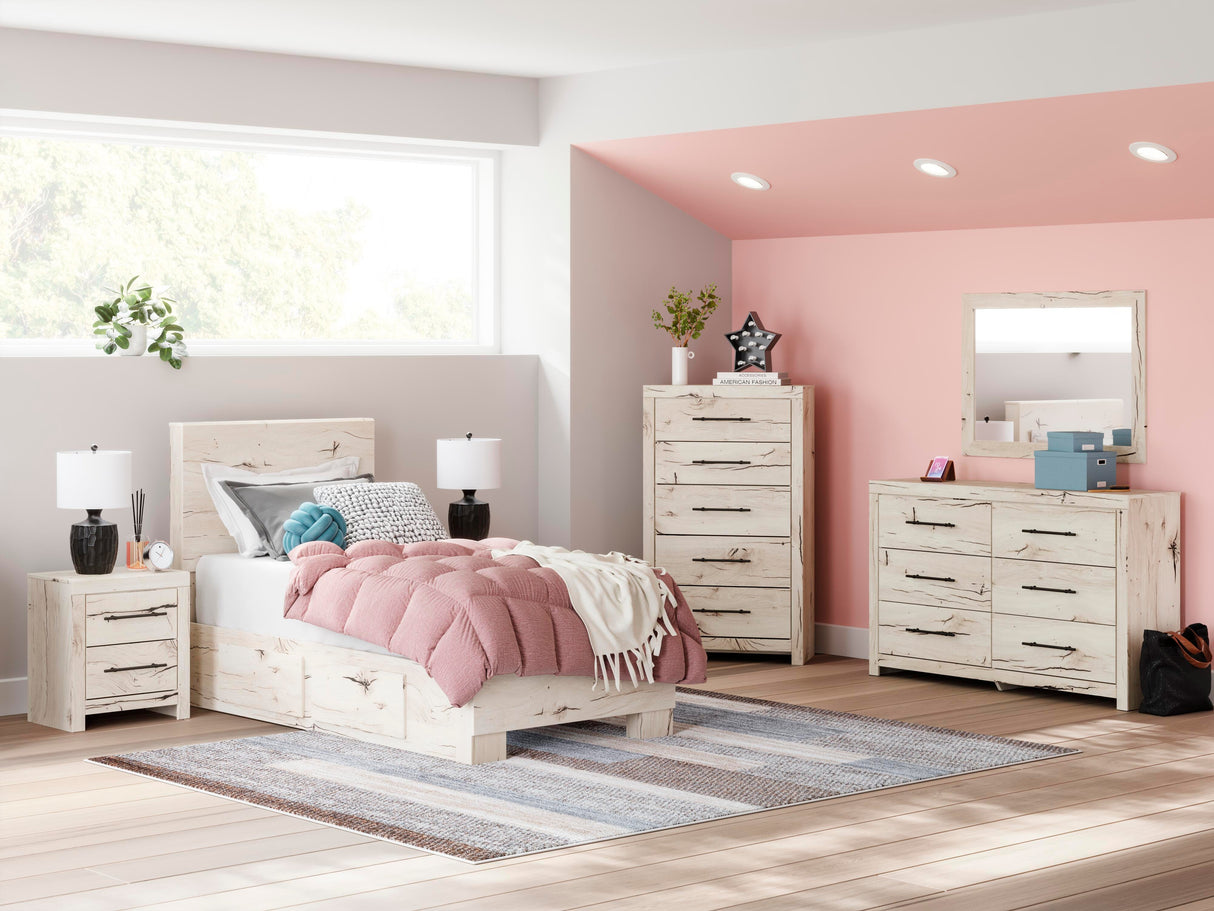 Lawroy Twin Panel Bed with Storage - B2310B23