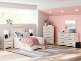 Lawroy Twin Panel Bed with Storage - B2310B23