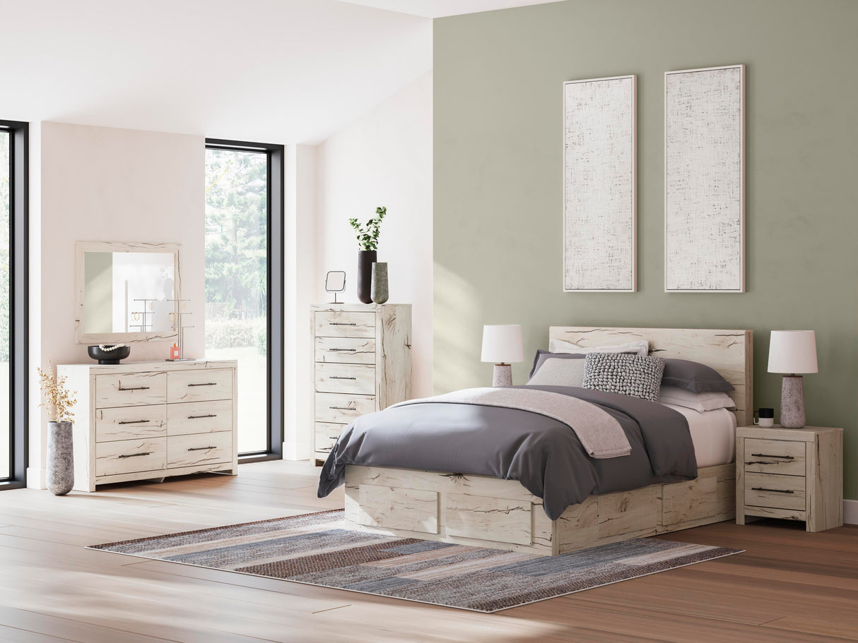 Lawroy Queen Panel Storage Bed, Dresser and Mirror - B2310B30