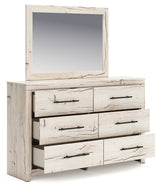 Lawroy King Panel Bed, Dresser, Mirror, Chest and Nightstand - B2310B48