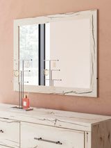 Lawroy King Panel Bed with Storage, Dresser and Mirror - B2310B33