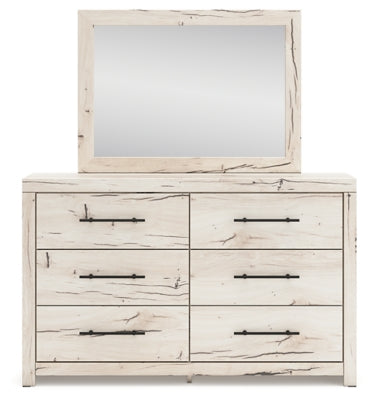 Lawroy King Panel Bed, Dresser, Mirror, Chest and Nightstand - B2310B48
