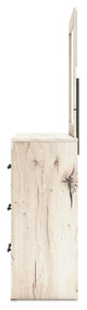 Lawroy King Panel Bed, Dresser, Mirror, Chest and Nightstand - B2310B48