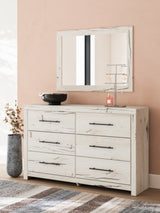 Lawroy King Panel Bed, Dresser, Mirror, Chest and Nightstand - B2310B48