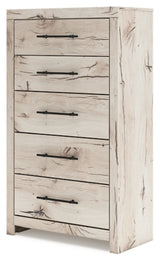 Lawroy King Panel Bed, Dresser, Mirror, Chest and Nightstand - B2310B48