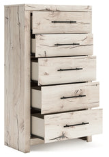 Lawroy King Panel Bed, Dresser, Mirror, Chest and Nightstand - B2310B48