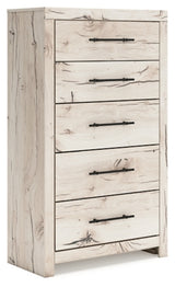Lawroy King Panel Bed, Dresser, Mirror, Chest and Nightstand - B2310B48