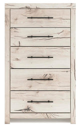 Lawroy King Panel Bed, Dresser, Mirror, Chest and Nightstand - B2310B48