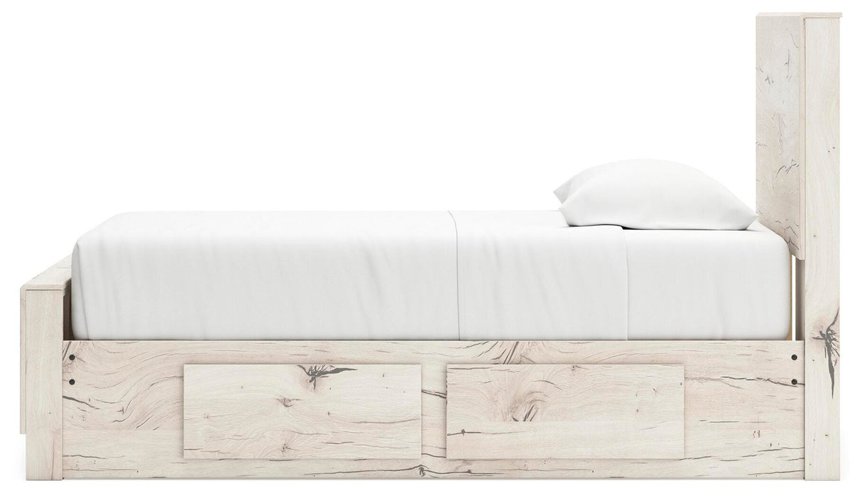 Lawroy Twin Panel Bed with Storage - B2310B23
