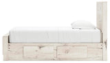 Lawroy Twin Panel Bed with Storage and Nightstand - B2310B53