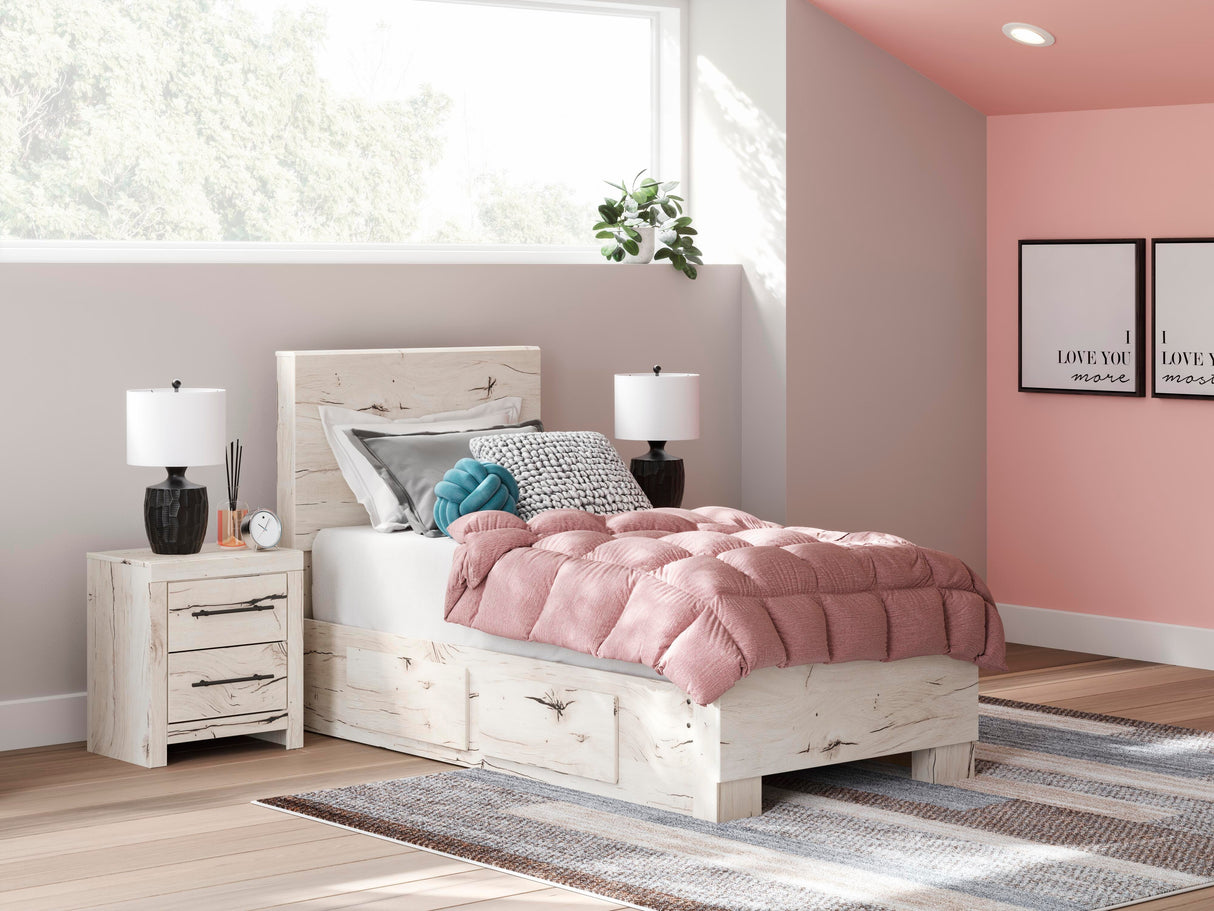 Lawroy Twin Panel Bed with Storage - B2310B23