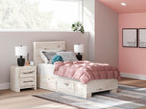 Lawroy Twin Panel Bed with Storage - B2310B23