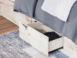 Lawroy Queen Panel Bed with Storage, Dresser and Mirror - B2310B7