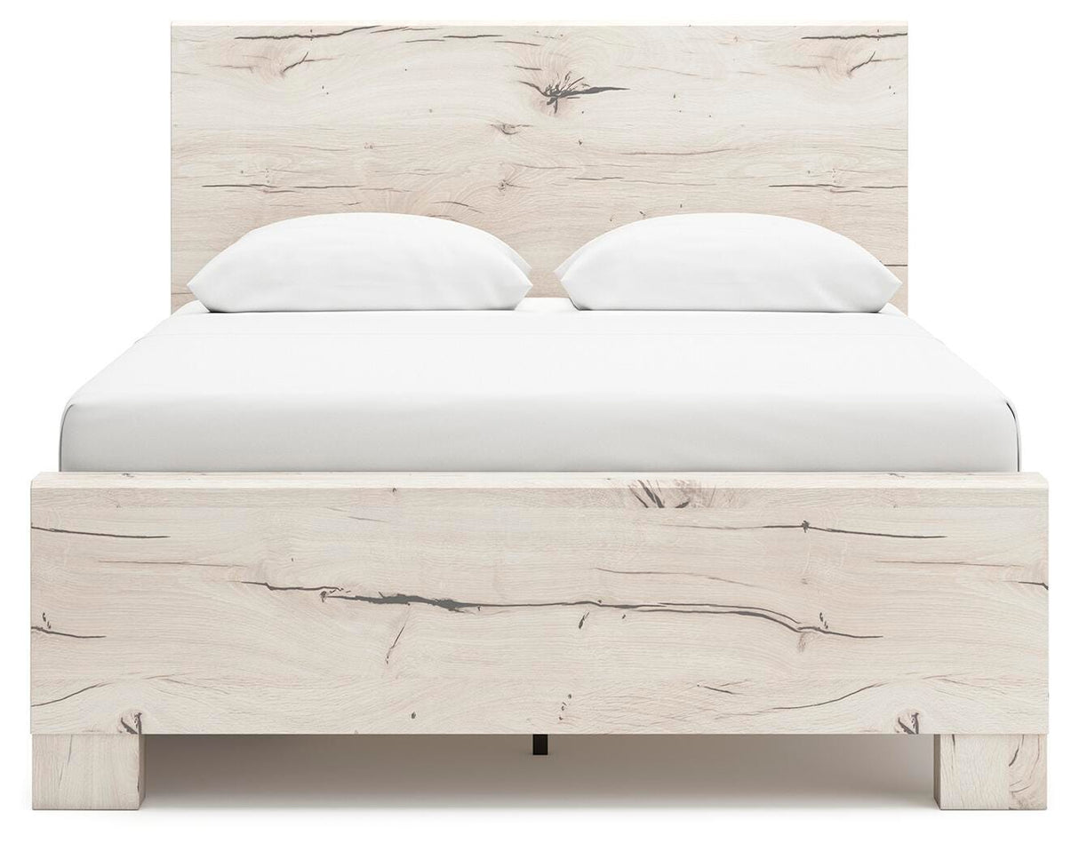 Lawroy Queen Panel Bed with Storage, Dresser and Mirror - B2310B7