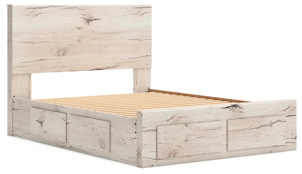 Lawroy Queen Panel Storage Bed, Dresser and Mirror - B2310B30
