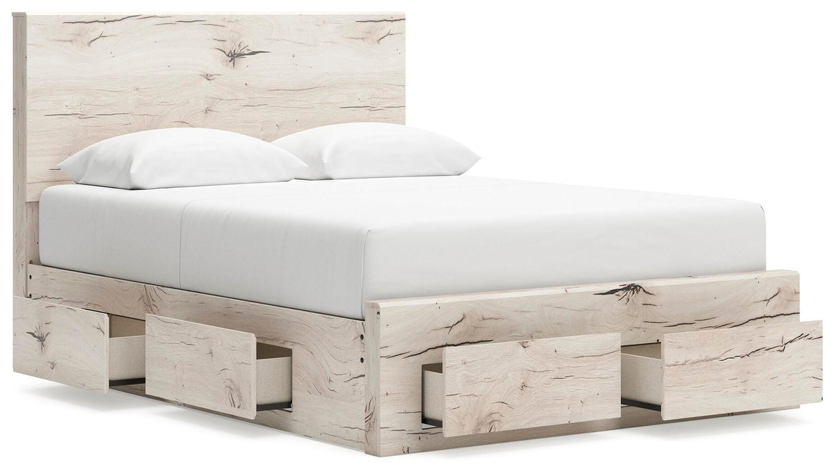 Lawroy Queen Panel Storage Bed, Dresser and Mirror - B2310B30