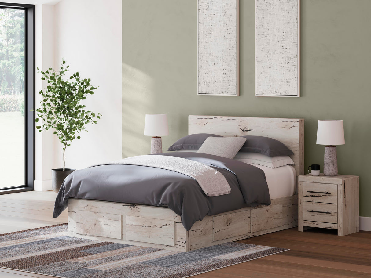 Lawroy Queen Panel Storage Bed, Dresser and Mirror - B2310B30