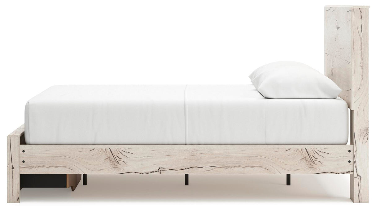 Lawroy Queen Storage Bed, Dresser, Mirror, Nightstand - B2310B41