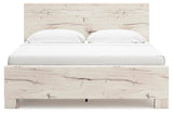 Lawroy King Panel Bed with Storage, Dresser and Mirror - B2310B33