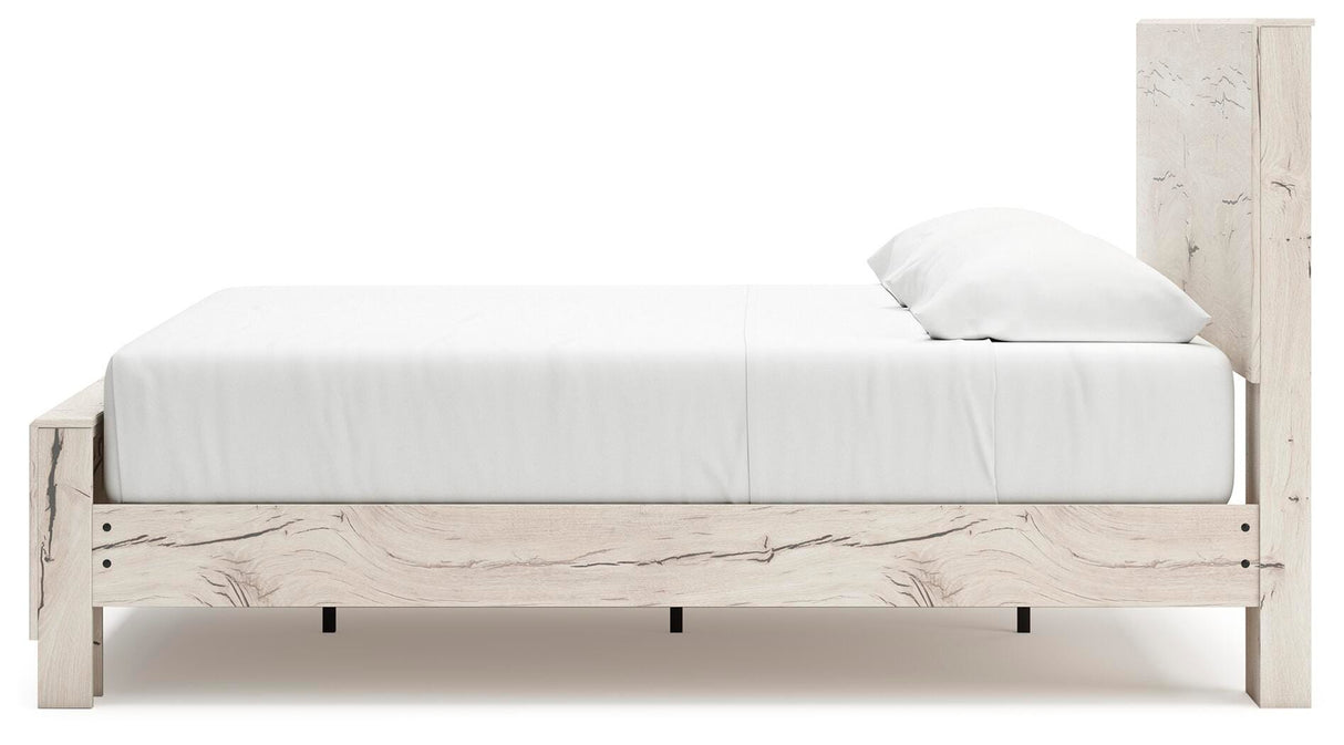 Lawroy King Panel Bed with Storage, Dresser and Mirror - B2310B33