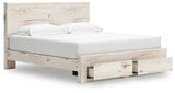 Lawroy King Panel Storage Bed, Dresser, Mirror, Chest and 2 Nightstands - B2310B45