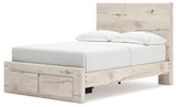 Lawroy Full Panel Storage Bed, Dresser, Mirror and Nightstand - B2310B54