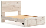 Lawroy Full Panel Storage Bed, Dresser, Mirror and Nightstand - B2310B54