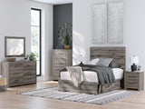 Graystorm Full Panel Storage Bed - PCB2405B16