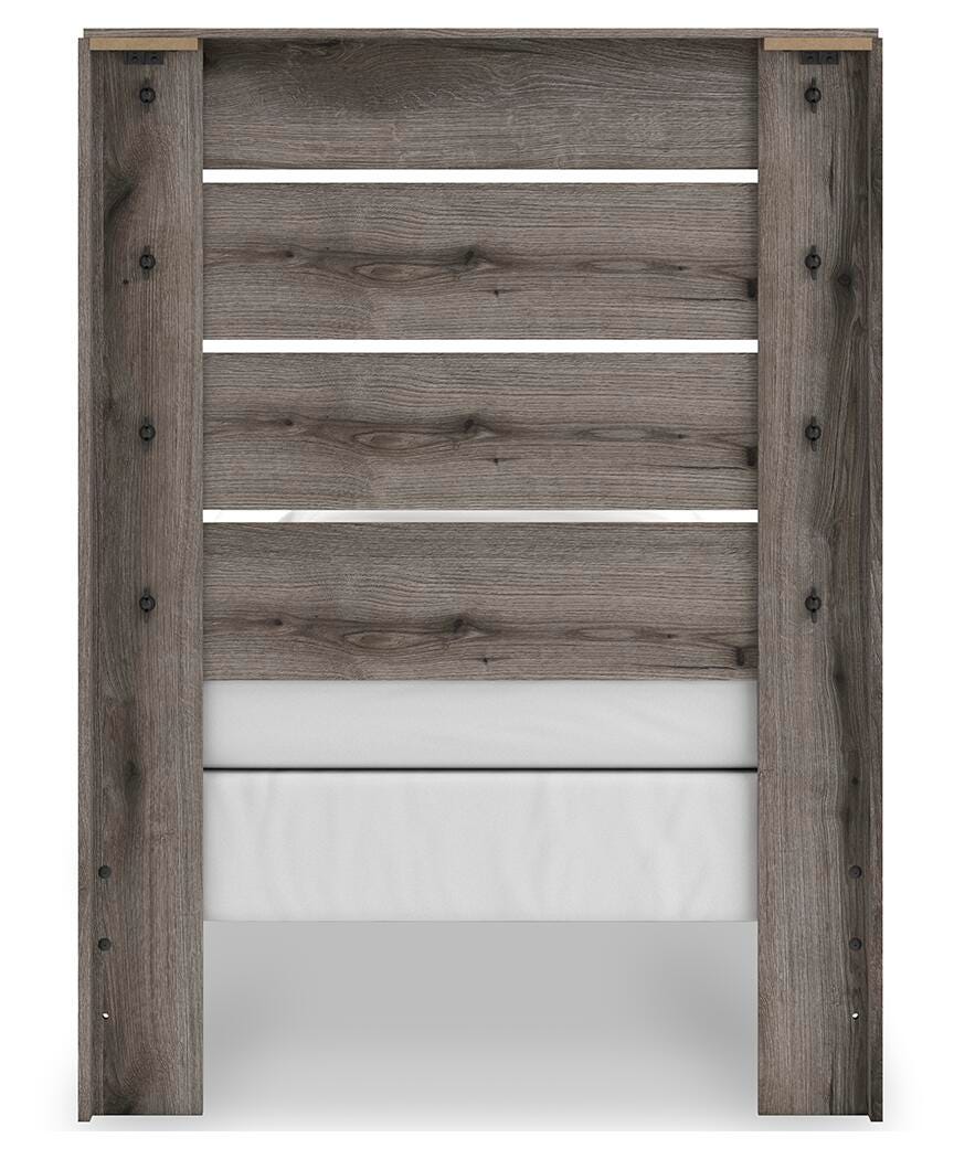 Graystorm Twin Panel Bed - PCB2405B12