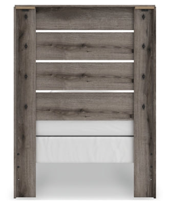 Graystorm Twin Panel Bed - PCB2405B12