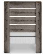 Graystorm Twin Panel Bed - PCB2405B12