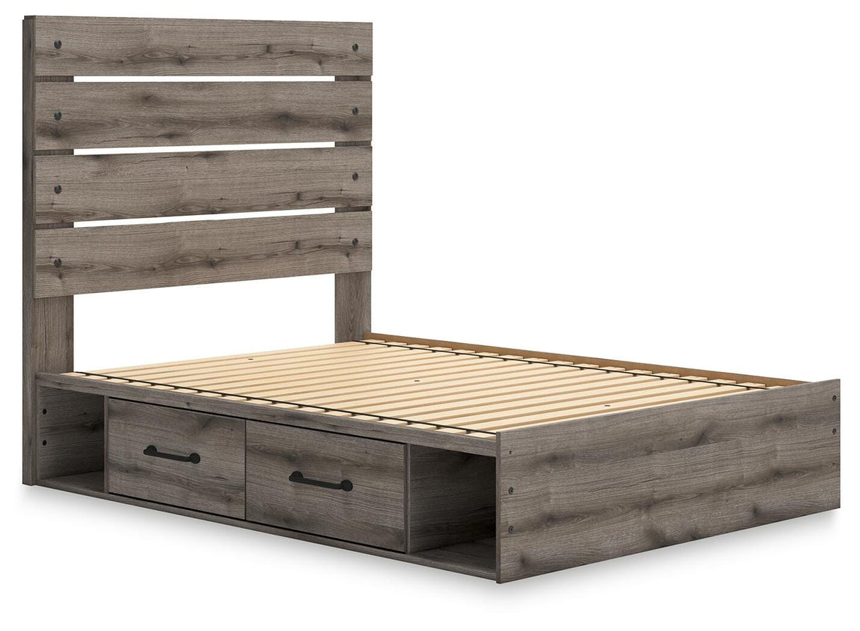Graystorm Full Panel Storage Bed - PCB2405B16