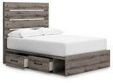 Graystorm Full Panel Storage Bed - PCB2405B16