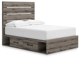 Graystorm Full Panel Storage Bed - PCB2405B16