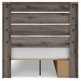 Graystorm Full Panel Storage Bed - PCB2405B16
