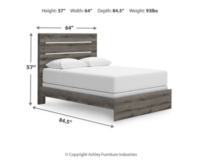 Graystorm Queen Panel Bed - PCB2405B2