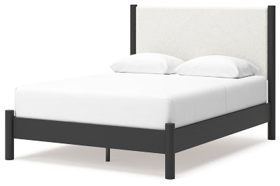 Cadmori Queen Upholstered Panel Bed - B2616B2