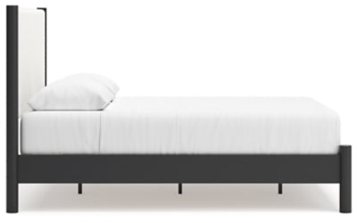 Cadmori Queen Upholstered Panel Bed - B2616B2