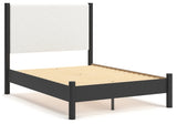Cadmori Full Upholstered Panel Bed, Dresser and Mirror - B2616B5