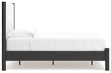 Cadmori Full Upholstered Panel Bed - B2616B3