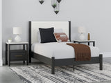 Cadmori Full Upholstered Panel Bed - B2616B3