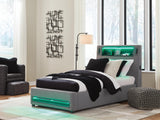 Verishaw Twin Upholstered Bed - PCB2721B23