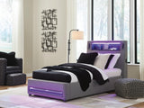 Verishaw Twin Upholstered Bed - PCB2721B23