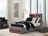 Verishaw Twin Upholstered Bed - PCB2721B23