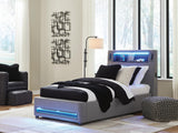 Verishaw Twin Upholstered Bed - PCB2721B23