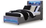Verishaw Twin Upholstered Bed - PCB2721B23
