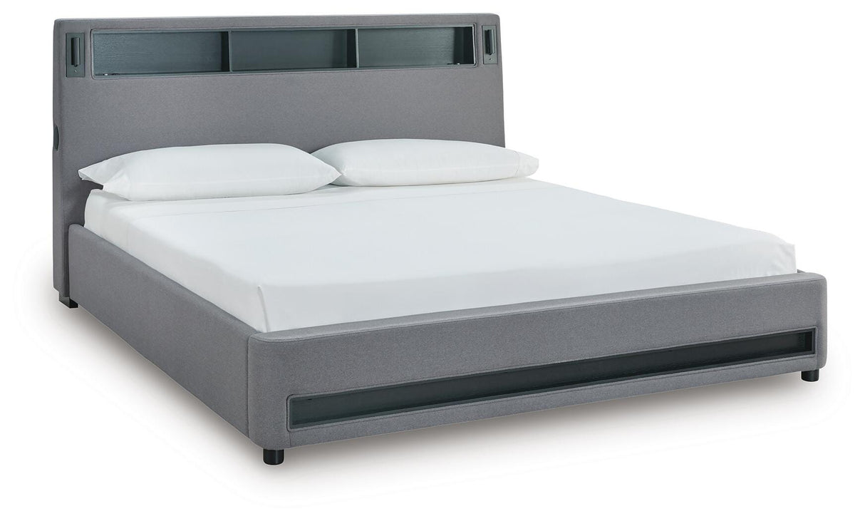 Verishaw King Upholstered Bed - PCB2721B21