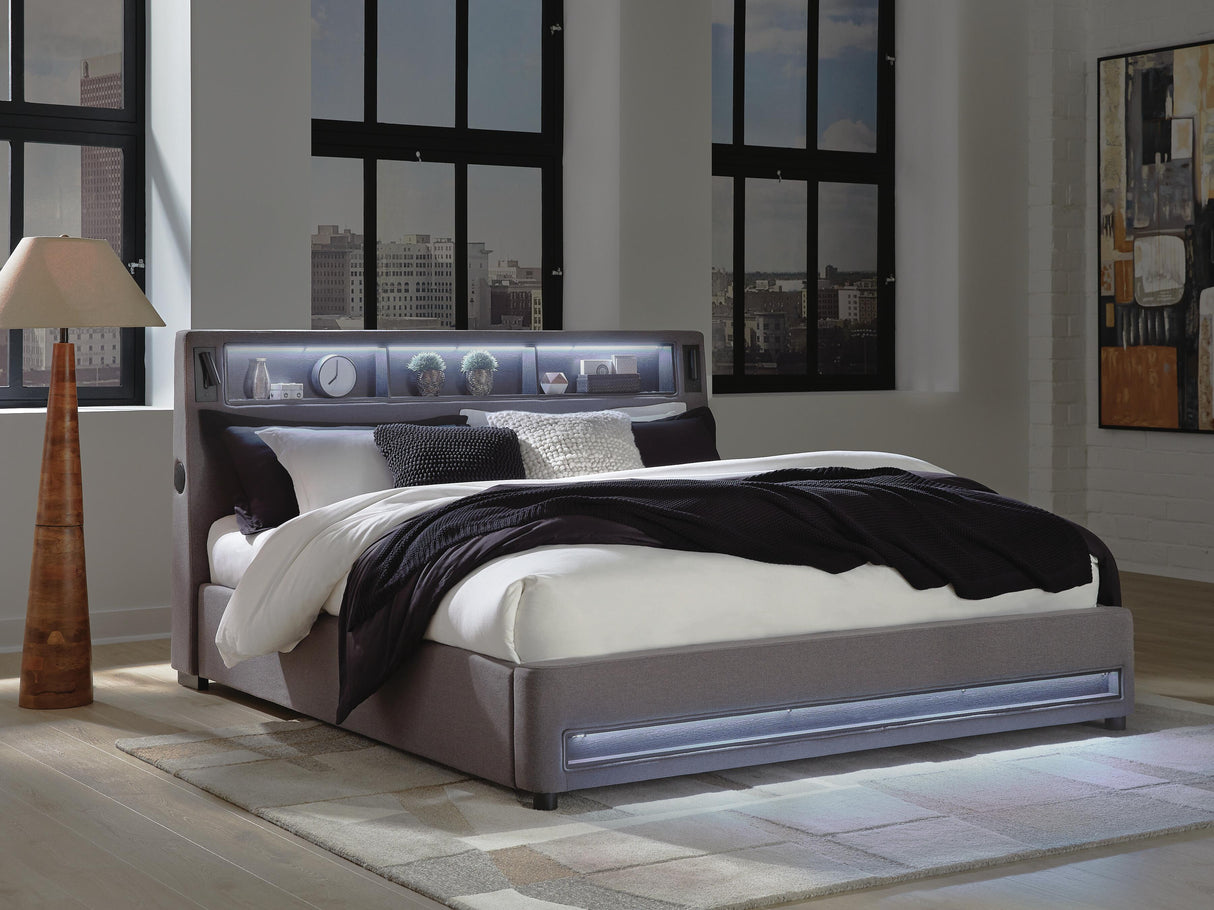 Verishaw King Upholstered Bed - PCB2721B21