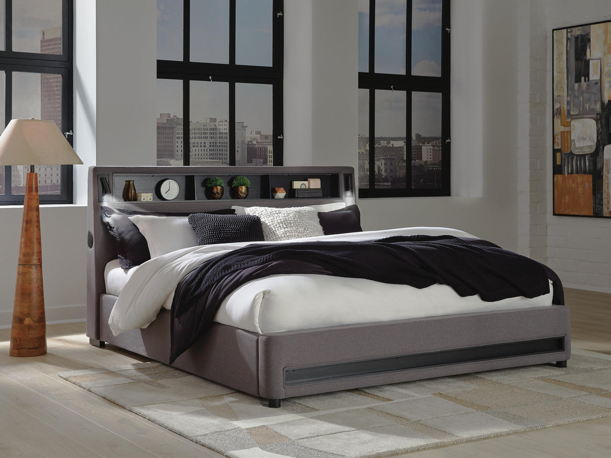 Verishaw King Upholstered Bed - PCB2721B21